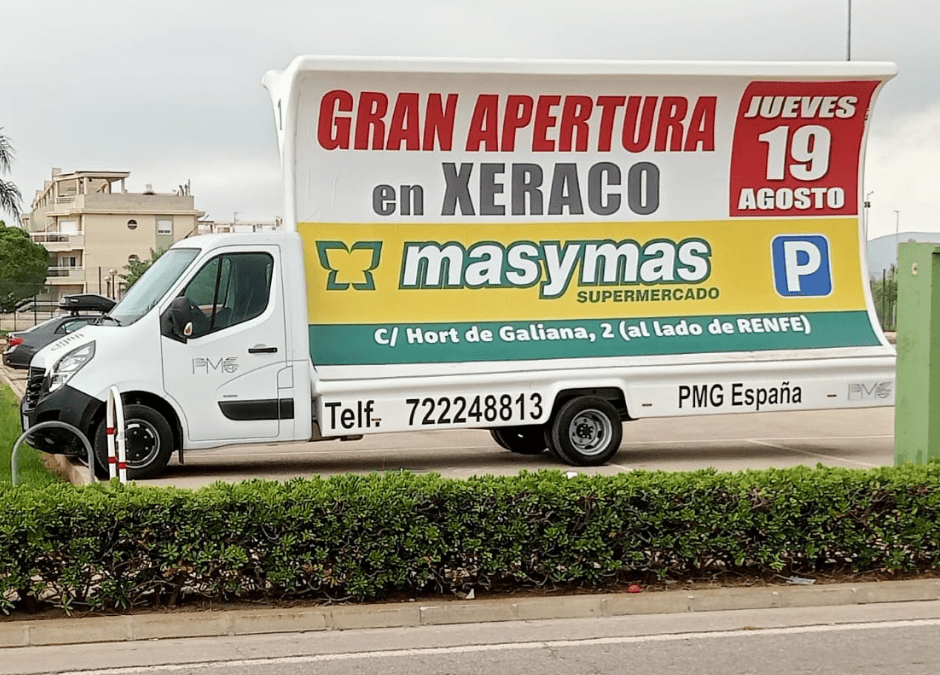 Masymas anuncia la nueva apertura de un supermercado en Xeraco