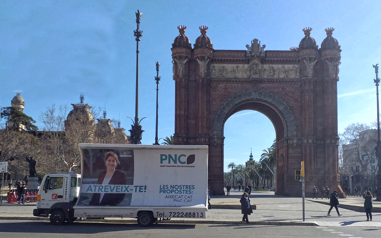 Campaña publicitaria política Barcelona