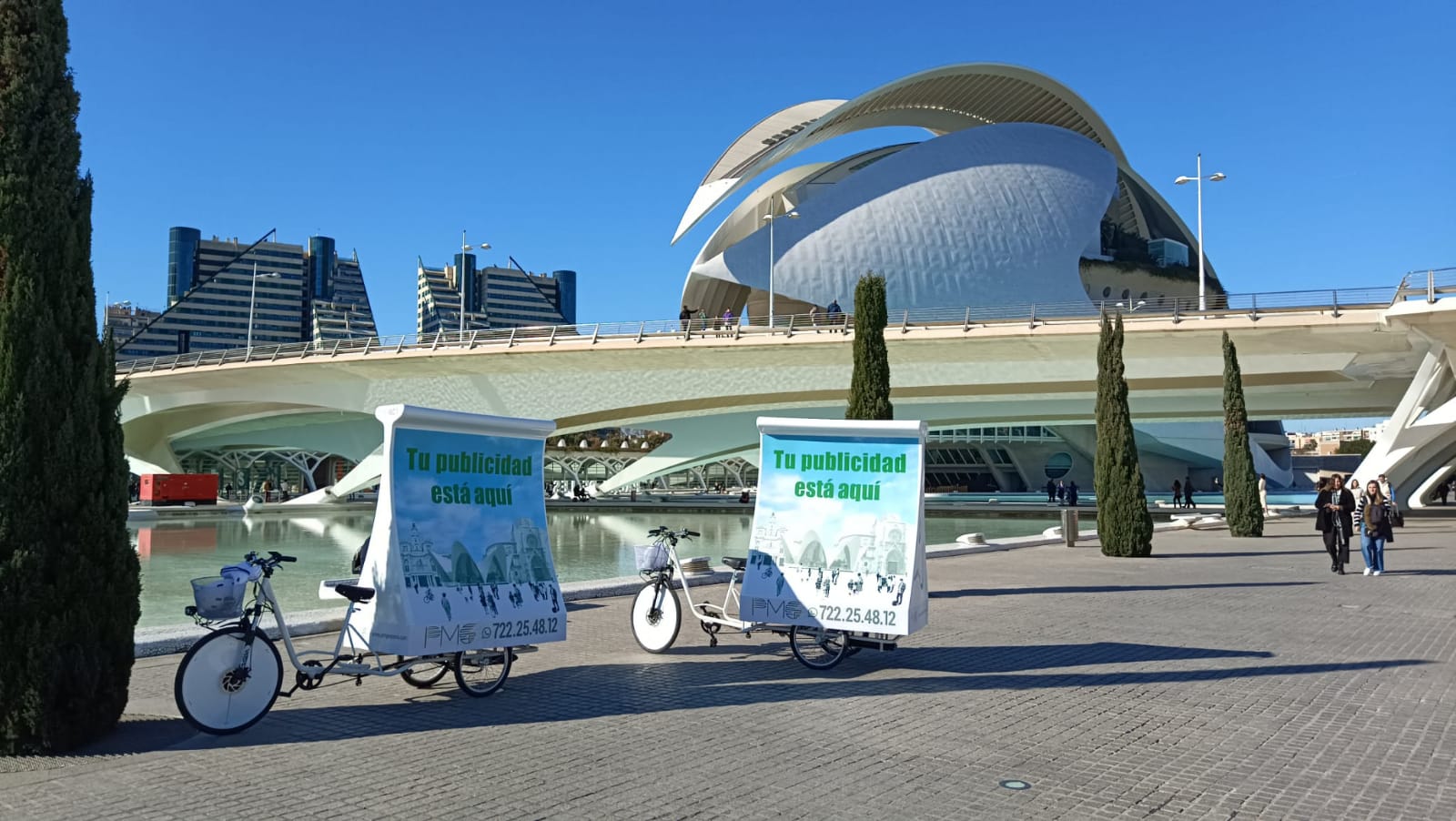 Bicivallas en la Ciudad de las Artes y las Ciencias